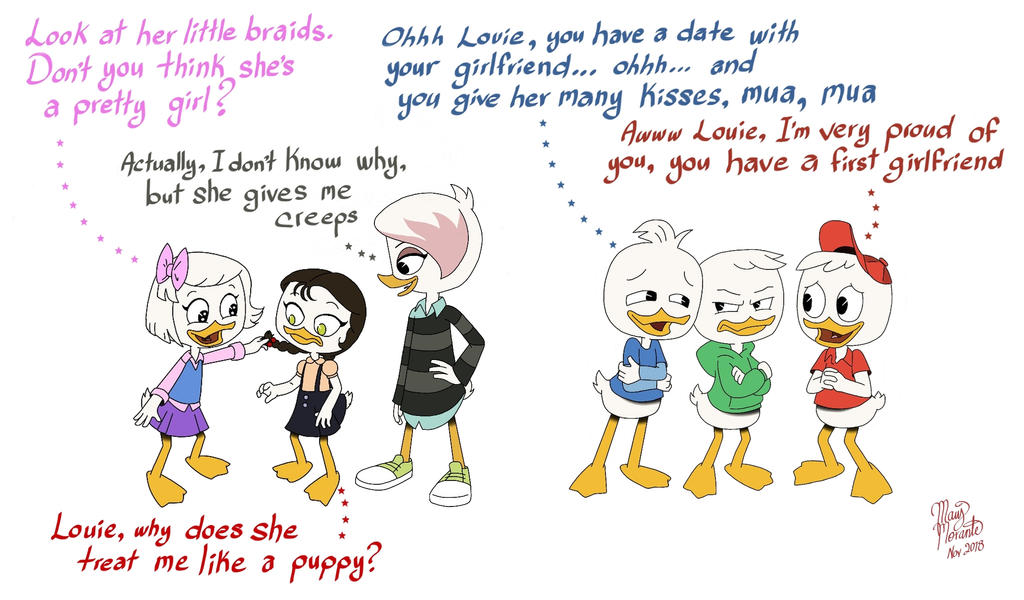 picture Ducktales Webby And Lena Fanfic minima meet huey dewey lena and webby