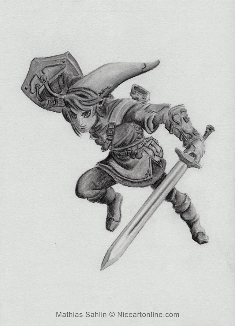 Drawing-Link-From-Zelda-Twilight-Princess By Niceartonline On Deviantart