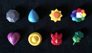 Pokemon Badges Kanto by MeowAbout Crafts