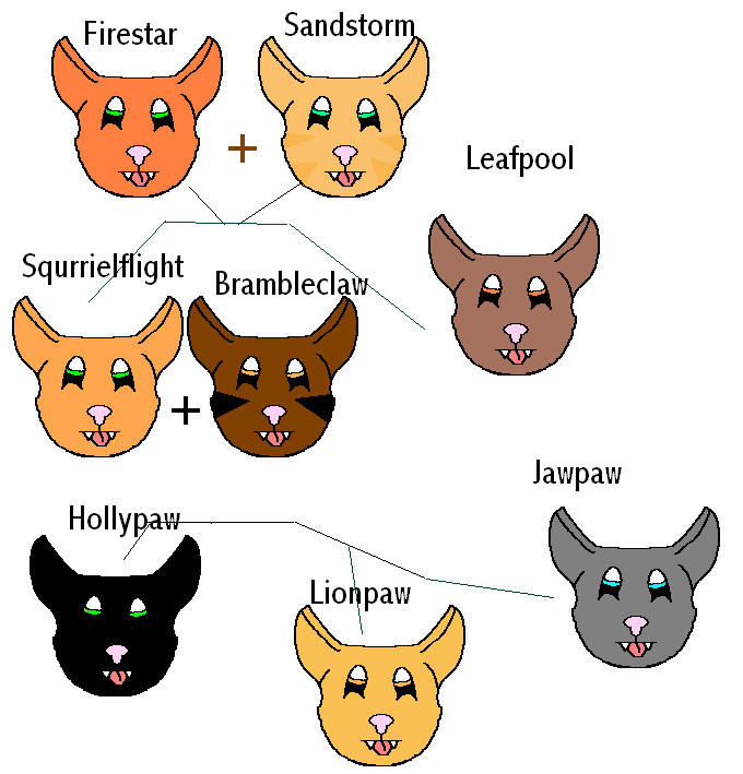 Firestar's Family Made Genetically Accurate by Briarpaw – BlogClan