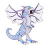 Blue and Purple Dragon