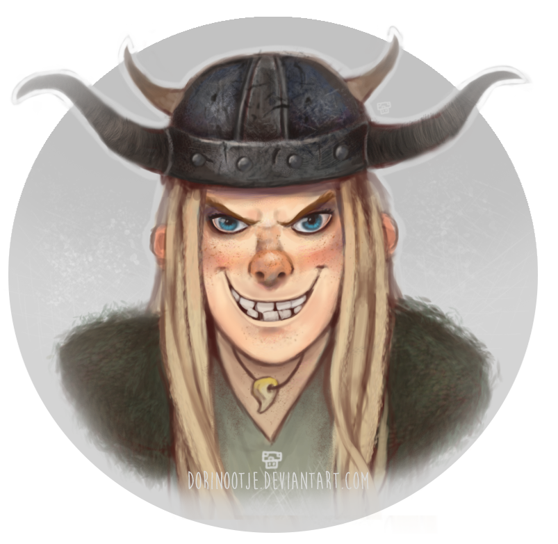Httyd - Tuffnut headshot by Dorinootje on DeviantArt