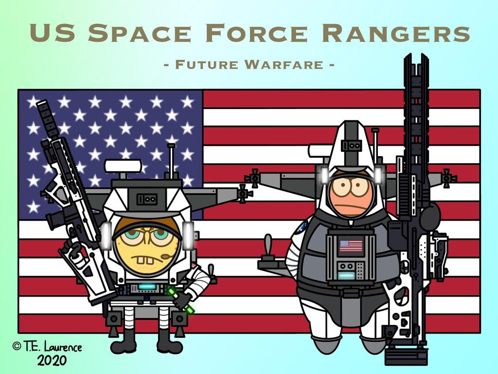 SpongeBob and Patrick - US Space Force Rangers