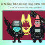 SpongeBob and Patrick UNSC Marine Corps ODST