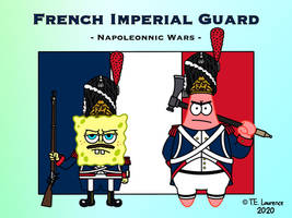 SpongeBob and Patrick - French Imperial Guard