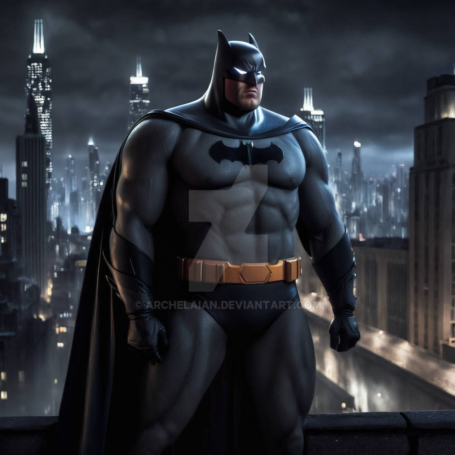 Run Batman Fat Fat batman by archelaian on DeviantArt