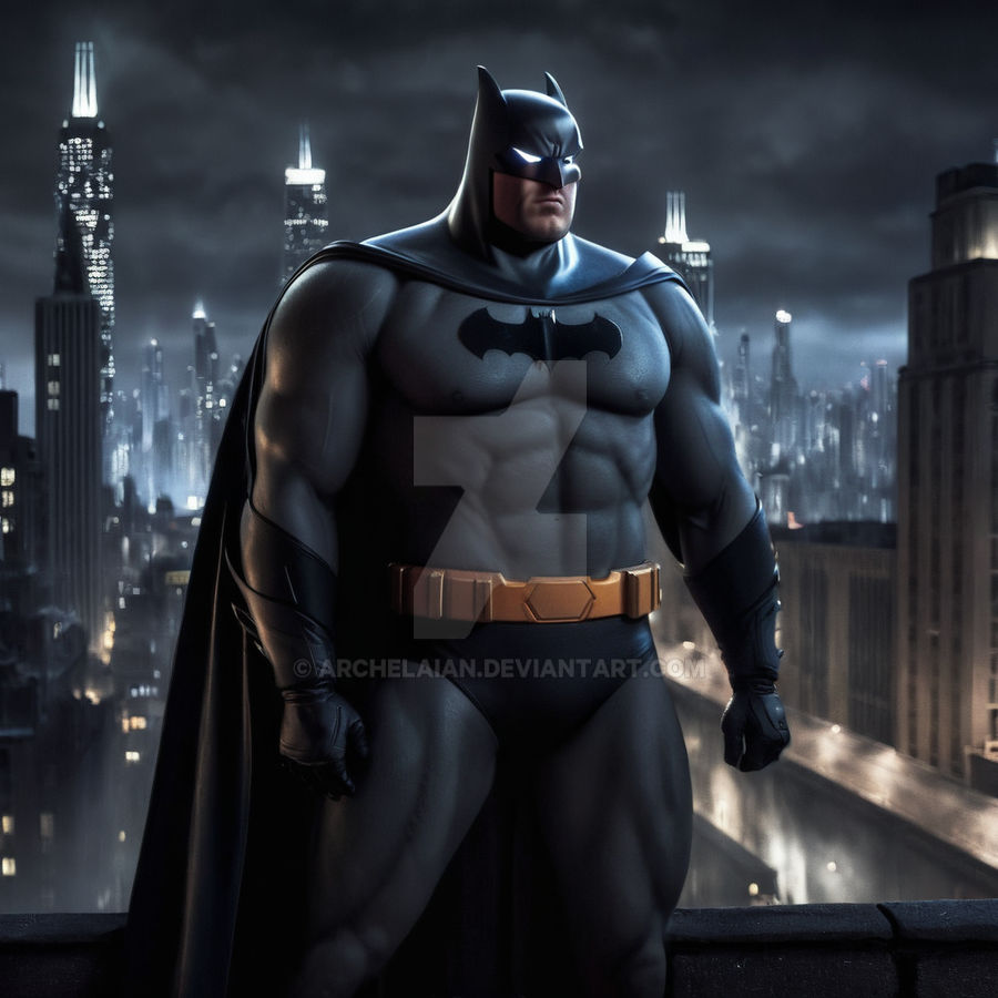 Run Batman Fat Fat batman by archelaian on DeviantArt