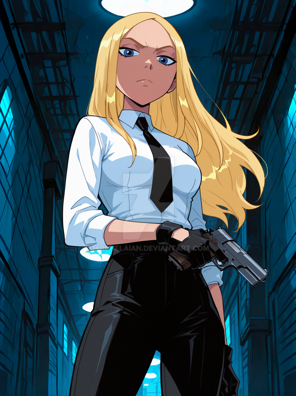 Hitwoman Injection Tara the hitwoman - icy gaze by archelaian on DeviantArt