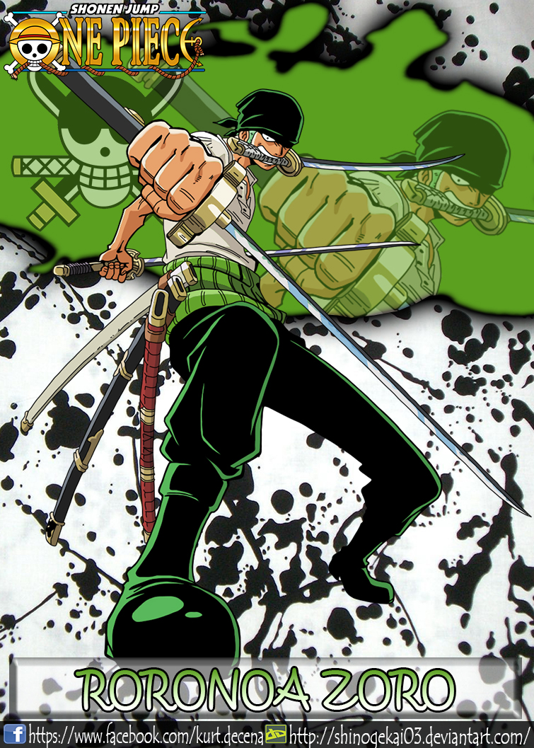 Roronoa Zoro Pre-timeskip by pixelrei on DeviantArt