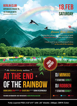 At The End Of The Rainbow Flyer