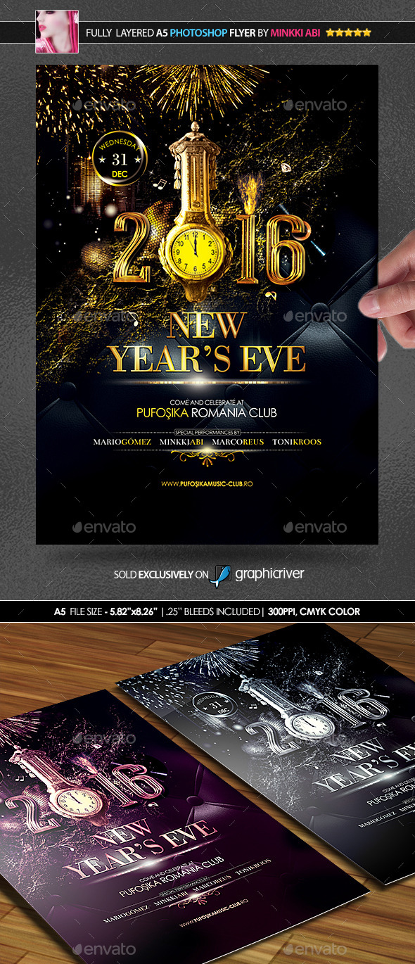 Deluxe New Year Flyer