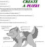 Meme create a wolf plush