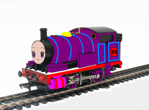 Ellie The Purple Tank Engine thomas Molly No. by grantgman on DeviantArt