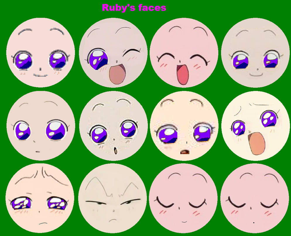 Ruby's Faces by grantgman on DeviantArt