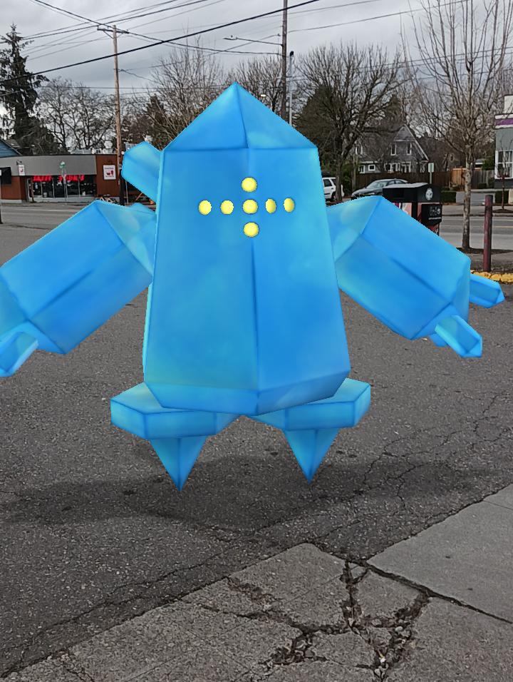 Shiny regice by grantgman on DeviantArt