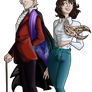 The Third Doctor and Sarah Jane