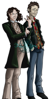 The 8th Doctor and Fitz Kreiner