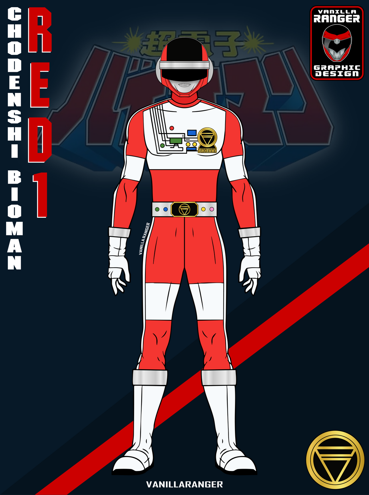 Bbioman Ranger Bioman - Red1 by VanillaRanger on DeviantArt