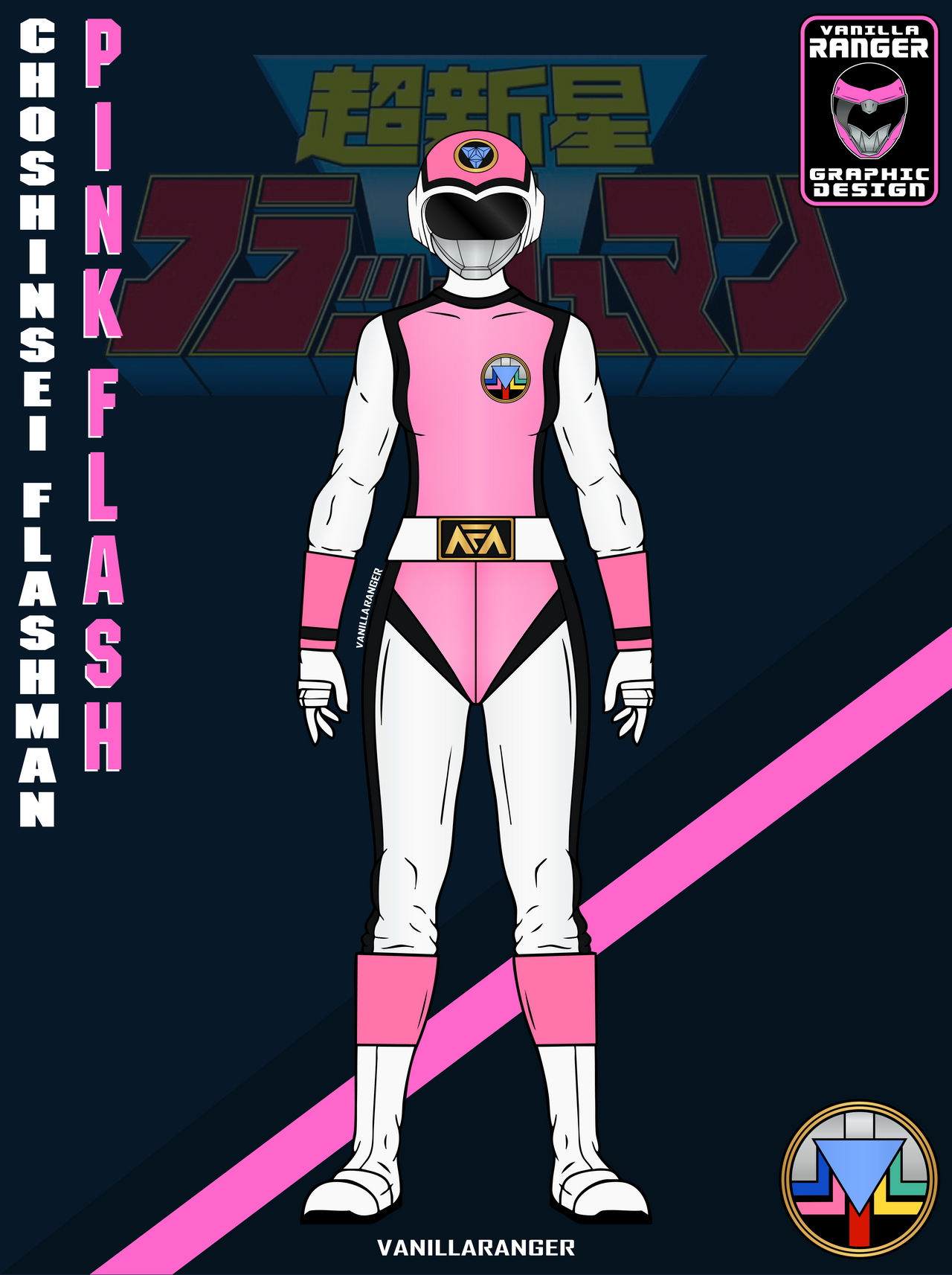 Flashman No Color Flashman - Pink Flash by VanillaRanger on DeviantArt