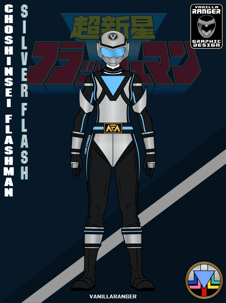 Flashman Silver Ranger Flashman - Silver Flash by VanillaRanger on DeviantArt