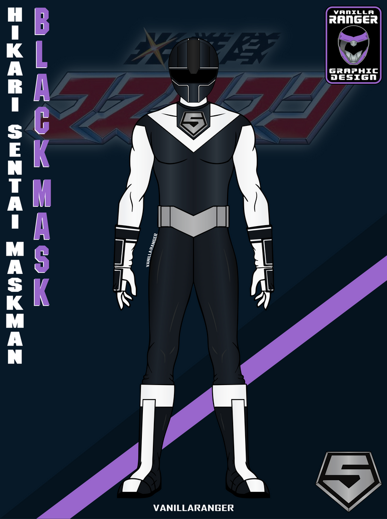 Maskman Ruler Maskman - Black Mask by VanillaRanger on DeviantArt