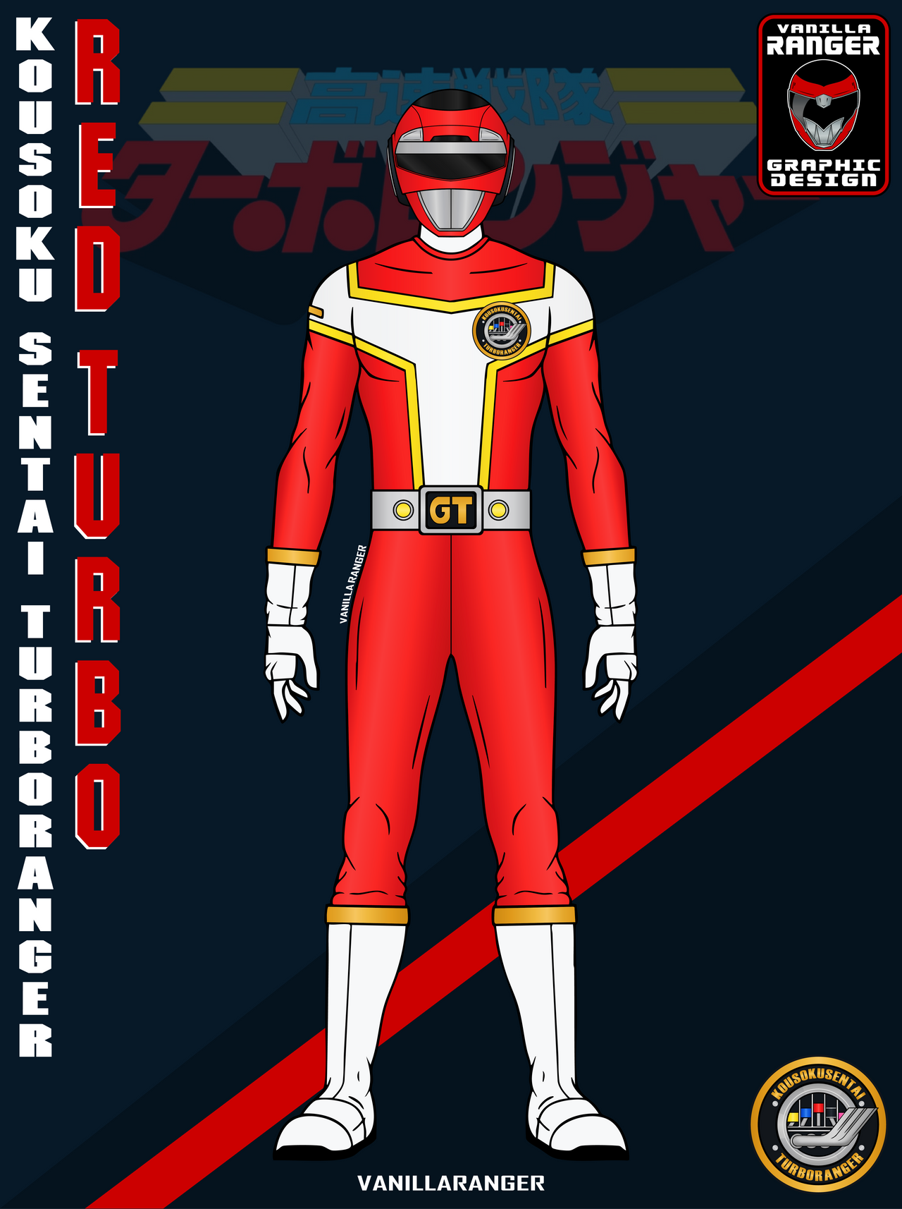 Turbocharge Infer Red Turboranger - Red Turbo by VanillaRanger on DeviantArt