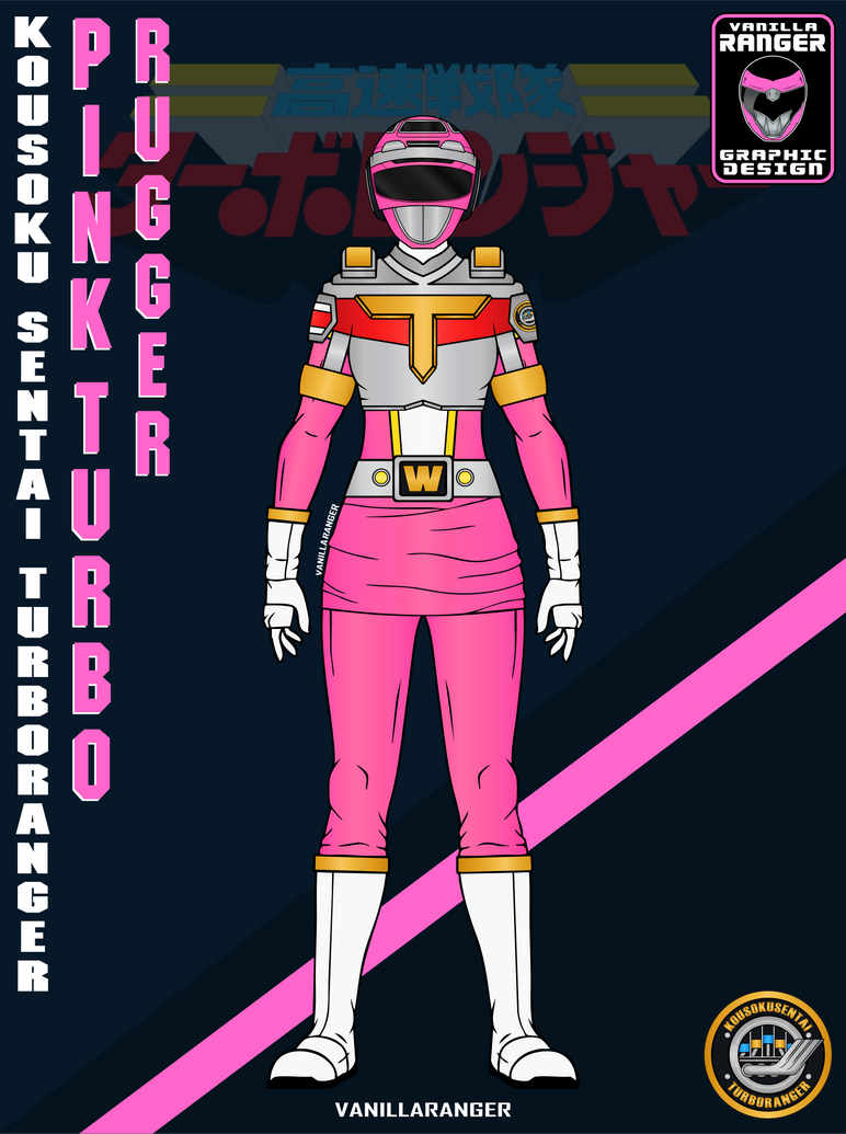 Pink Turbo Ranger Asian Turboranger - Rugger Pink Turbo by VanillaRanger on DeviantArt