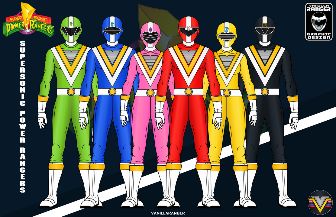 Supersonic Power Rangers by VanillaRanger on DeviantArt