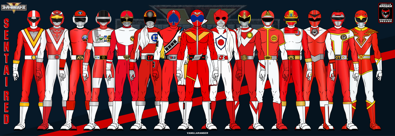 Super Sentai 15 - Red by VanillaRanger on DeviantArt