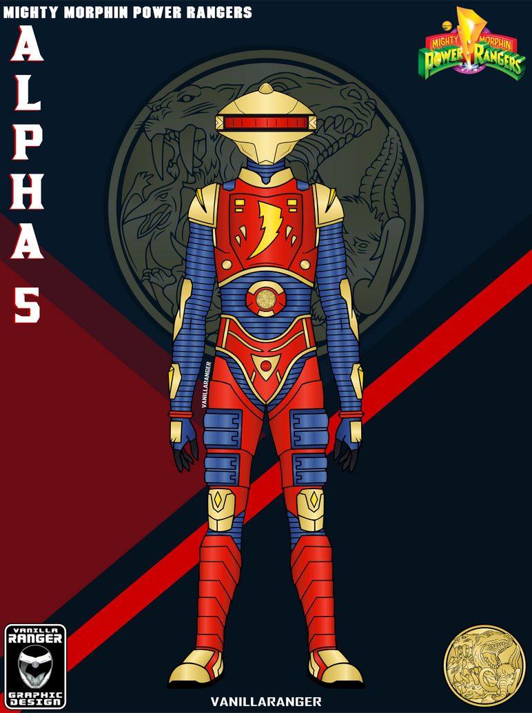 Mighty Morphin Power Rangers - Alpha 5 by VanillaRanger on DeviantArt