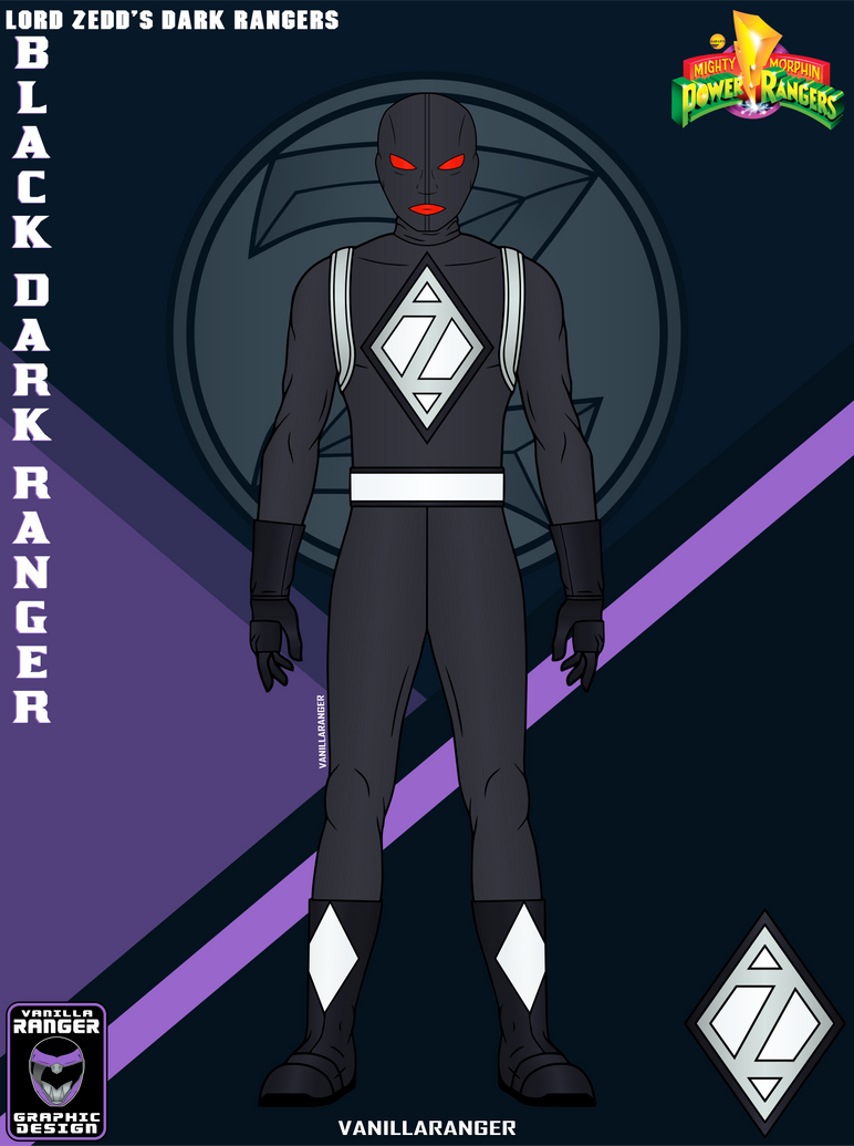 Mardbalk Rangers MMPR - Black Dark Ranger by VanillaRanger on DeviantArt