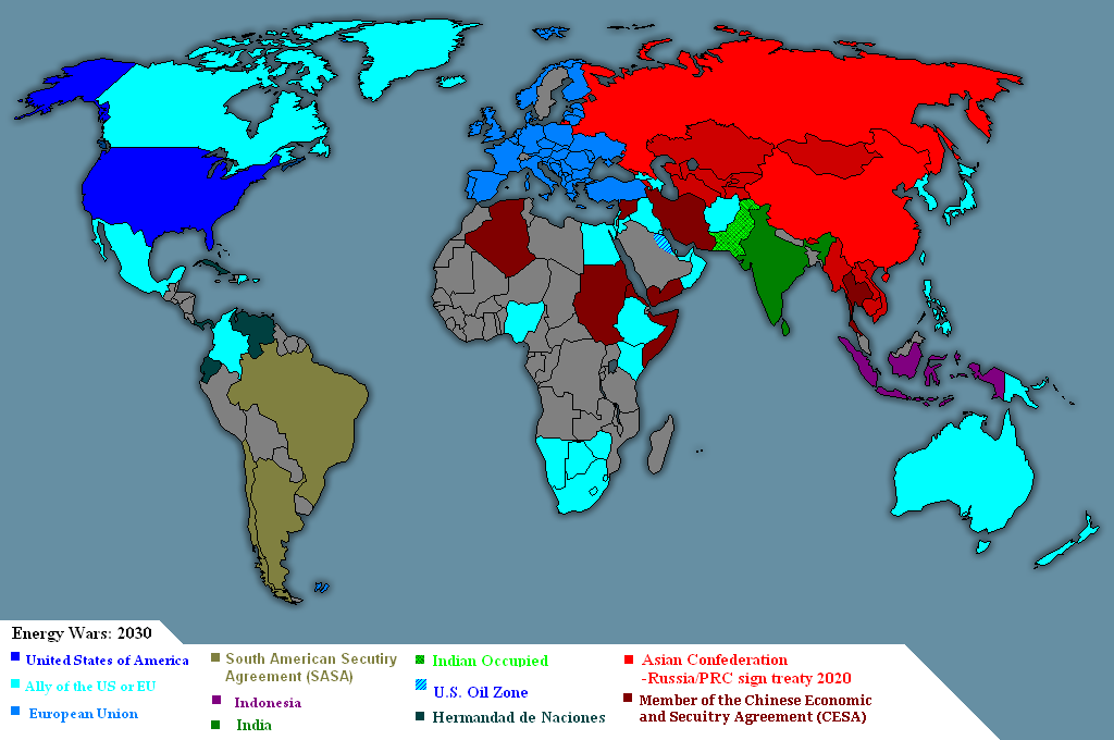 Energy Wars Map