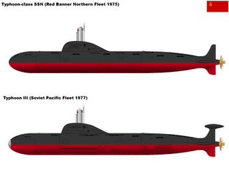 Typhoon Soviet Attack Submarine