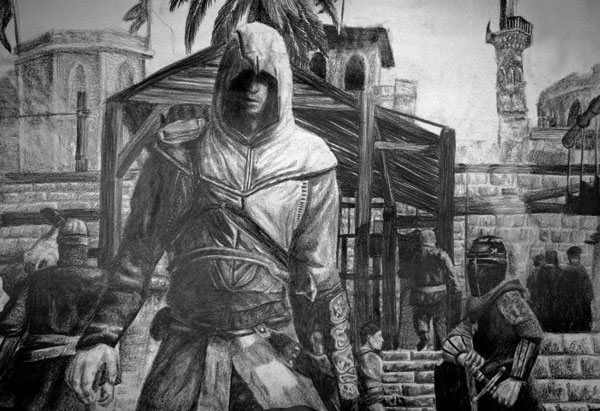 photo Logo Easy Assassin's Creed Drawings assassins creed drawing by daphneven on