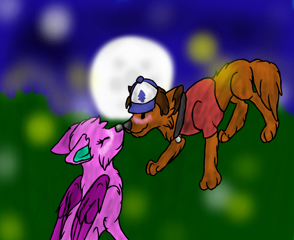 Spring x Wolf Dipper .:AT:. by Thesnowolf360 on DeviantArt