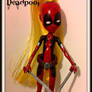 Daughter of Deadpool custom repaint monster high