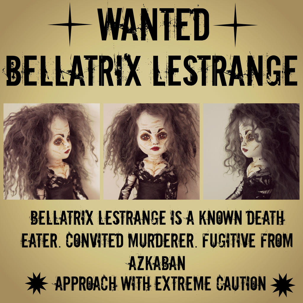 Bellatrix Lestrange - Living dead dolls custom