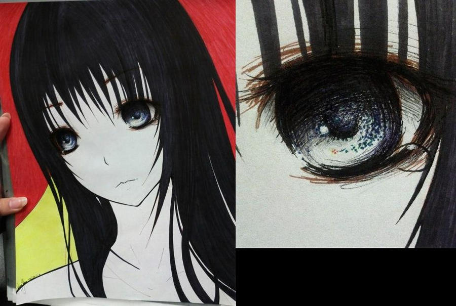 Anime Girl Lifeless Eyes