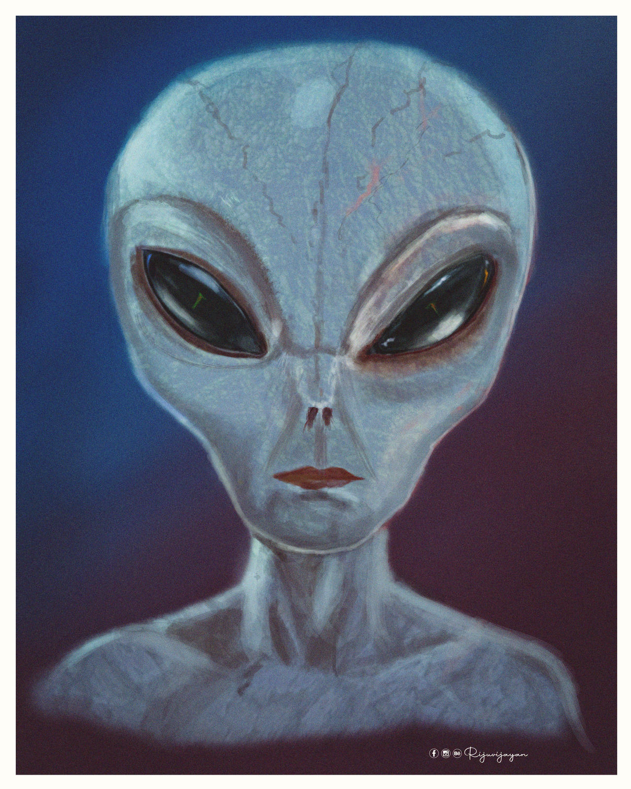 alien DIGITAL PAINTING by rijuvijayan on DeviantArt