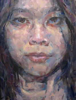 Self Portrait in Oils