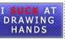 Stamp: I suck at drawing hands