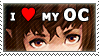 Stamp: I love my OC(s) by Jeshika-Haruno