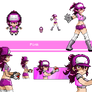 Pink BW sprites