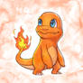 Watercolor Pokemon - Charmander