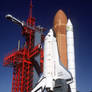 Space Shuttle Enterprise in Launch Configuration