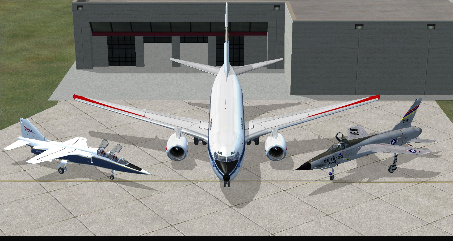 Indeepschit, Me and Ace117 in FSX