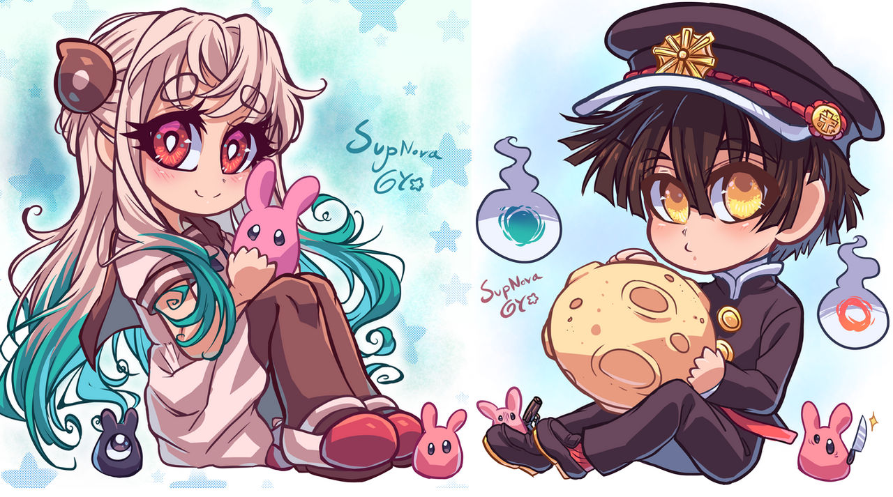 Yashiro and Hanako-Kun Doodle by SupNovaGY on DeviantArt