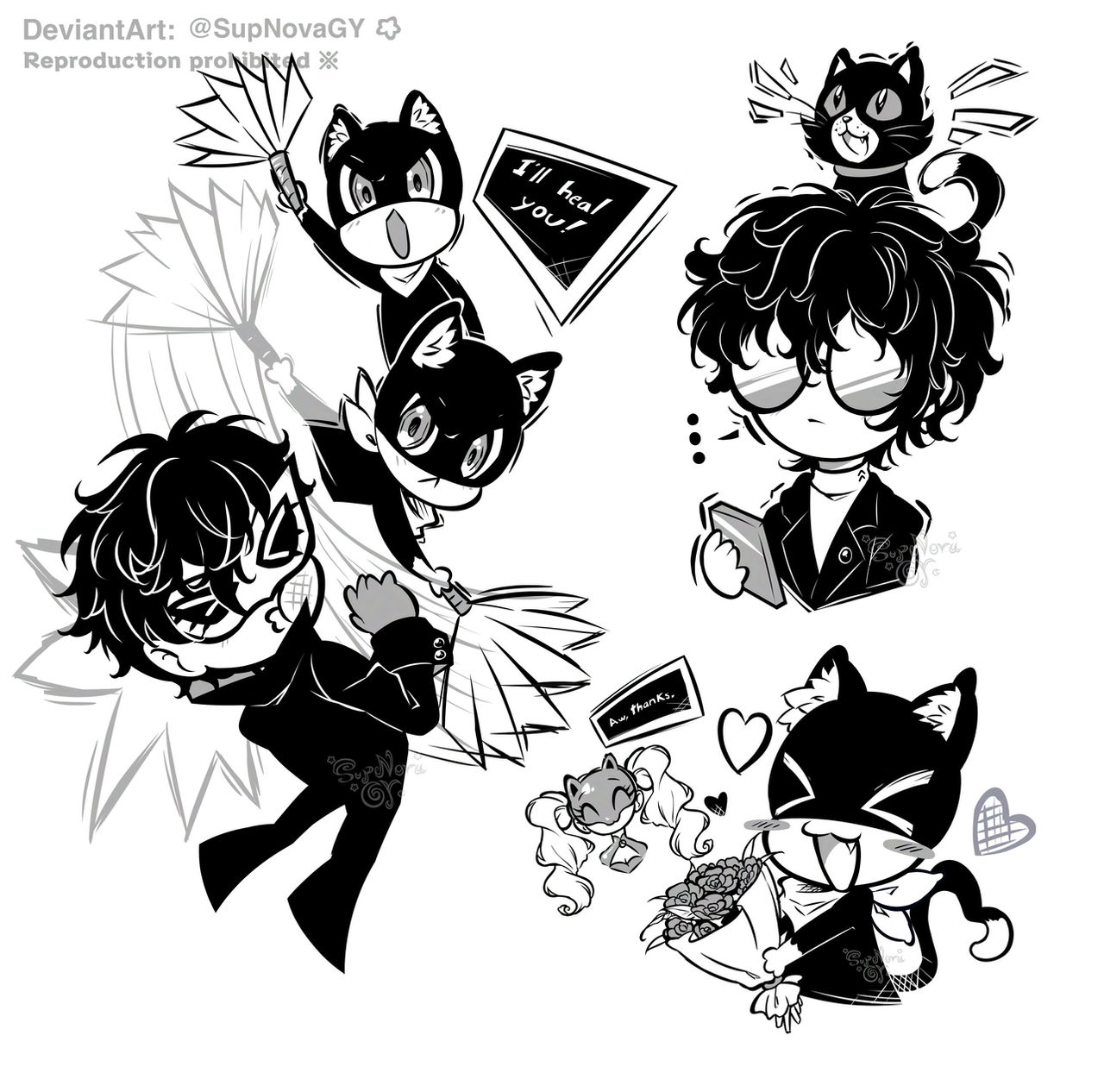 Silly Morgana Doodles