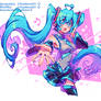 Im thinking Miku Miku ooh ee ooh