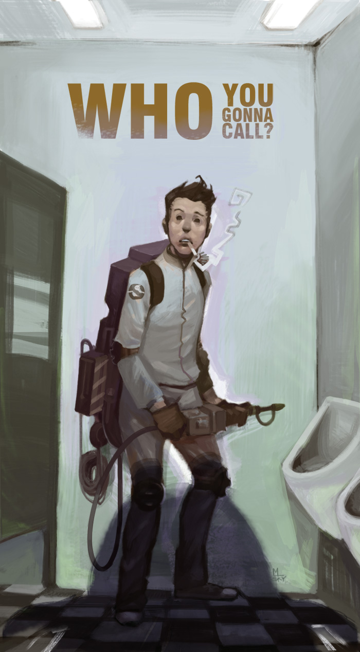 ghostbuster in trouble